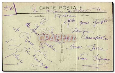 Widok z Tarasy Dużego Teatru — Bordeaux — BR-341 — Rewers