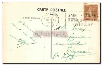 Stary Saint-Étienne — Wielka Katedra. CC. — Wydawca CC. — Rewers