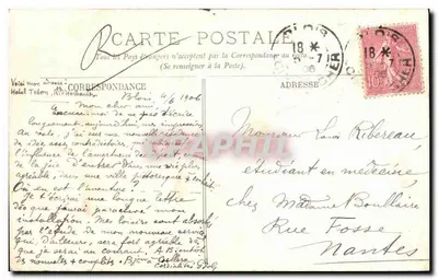 Blois — A Rue Denis Papin — LL. n°113 — Verso
