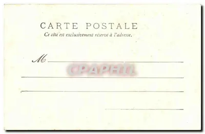 Castelo de BLOIS — Porta da Capela — editor desconhecido, número de série 3 — Verso
