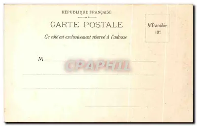 Poitiers — Fachada de Nossa Senhora — Cliché Merken & Cie — Verso