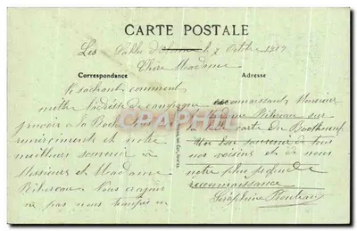 Les Sables-d'Olonne — Falésias da Pironnière durante a Tempestade — n°92 — Verso