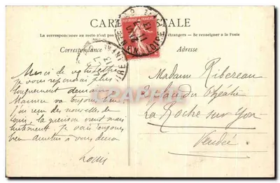 Nantes — Een hoekje van de cours Saint-Pierre — De kapel van het Kasteel — Arlaud-Nozais, N°188 — Achterkant