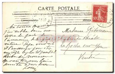 Fragmento de uma torre grande do castelo de Nantes — Casa de Margarida de Foix, duque da Bretanha — editor A. Claud-Nozais, Nantes, n° 432 — Verso
