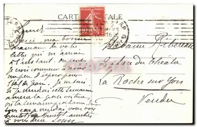 NANTES — Bois do Petit-Port — O Dolmen — Verso