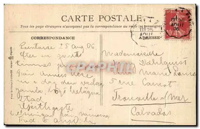 Souvenir de Pontoise — colagem de vistas locais — editor anônimo — Verso