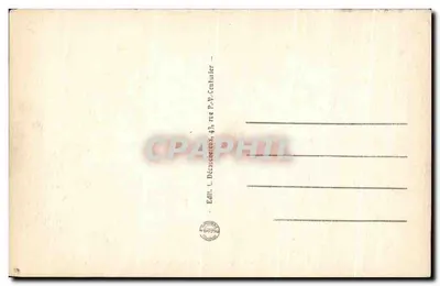 Argenteuil — As Passeios — Editor L. Décanteux, 43, rue P.-V. Genuilier — Verso