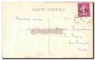 Andouillé (Mayenne) — Castelo da Goisanière — Verso