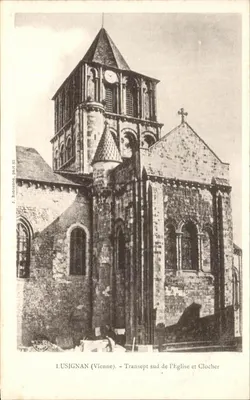 Lusignan (Viena) — Transepto sul da igreja e torre — J. Robutian, fot. 83