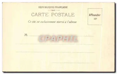 Poitiers — Hotel da Prévôté — Cliché Merken & FA & Cie — Verso