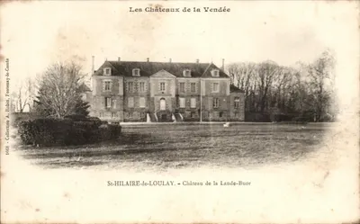 St-Hilaire-de-Loulay — Castelo da Lande-Buor — Coleção A. Robin, Fontenay-le-Comte