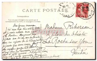 NANTES — Cour du Château — Les fenêtres du Grand Logis (XVe siècle) — C. L. C. — Verso