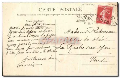 Nantes — Kąt ulicy Saint-Pierre — Kaplica zamku — Artand-Nozals, Nantes, n°186 — Rewers