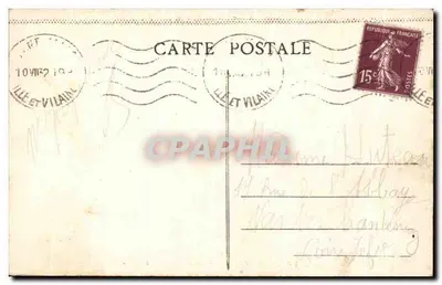 Rotheneuf — Vista generale dei Rochers scolpiti — Edizione G. M. n° 2516 — Verso