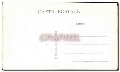 Madonas de Nantes — Estátua da Virgem do século XVII — F. Chapeau, editor, Saintes — Verso