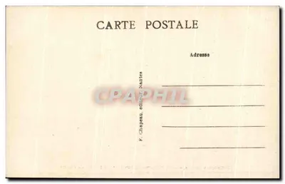 Madony z Nantes — Czarna Pani z Bon-Port, na frontonie Kościoła — F. Chapeau, wydawca Nantes — Rewers