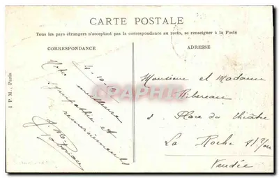 Mauzé - Villa do Moulin à drap — Edit. Boiron, Mauzé — Verso