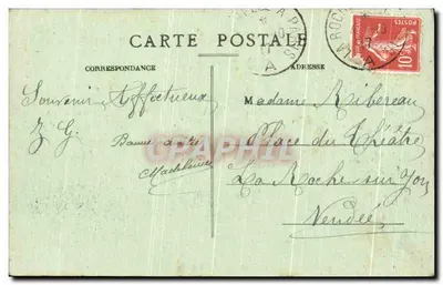Niort — Katedra św. Andrzeja — Zbiór Max Ménard, nr 74 — Rewers
