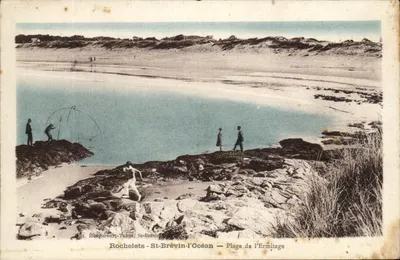 Rochetelets - St-Brévin-l'Océan — Plaża Ermitage — Wydawca: Huguaroux, Tabbe, St-Brévin