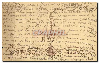 ST-FIACRE-sur-MAINE — Vue du Bourg sur la Maine — éditeur Canoue, n°4 — Achterkant