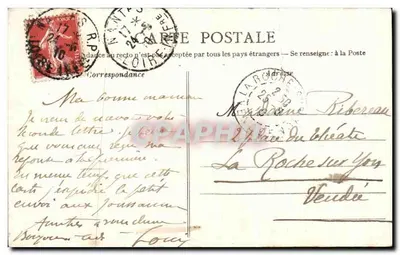 Zamek w Nantes — Wejście do wieży (XVe wiek) — Artaud-Nozales, Nantes, n°285 — Rewers