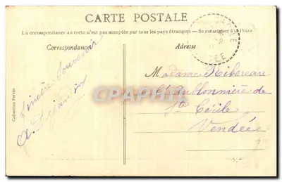 Rue de la Julverie — Dom z XV wieku — Wydawca nieznany — Rewers