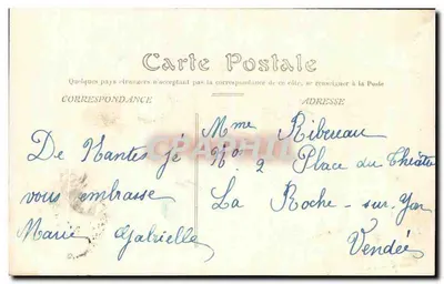 NANTES — Kościół św. Donatiana — Wydawca nieznany, nr 33 — Rewers
