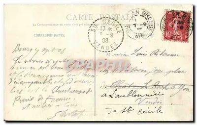 Igreja de BROU - O Jubé — B. Ferrand, editor, 41, Rue Cénide-Bourd (Aix) — Verso