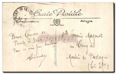 PARIS — Avenue des Champs-Élysées i konie z Marly — LL. — Rewers