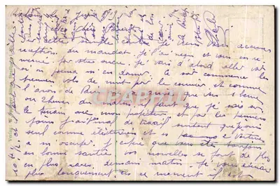 Saint-Dié (fr. Vog.) — widok panoramiczny — wydawca nieznany — Rewers