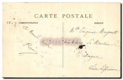 O Casino do Manteau (Tamaris) — Toulon — editor P. Ruat, Marselha, n° 4390 — Verso