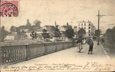 Courbevoie — Ponte de Courbevoie — Pap. A Henry