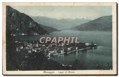 Menaggio - Lago di Como — vista panorâmica — Edit. Brunner & C., Como, n°317