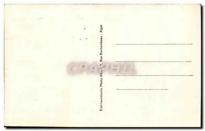 Rabat - Hospital Marie-Feuillet — editor Etablissements Photo Albert, Alger — Verso