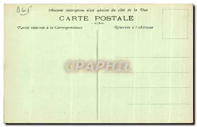 Lourdes (Hautes-Pyrénées) — O Calvaire (XIª Estação) — Jesus amarrado à Cruz — Marcel Delhaye, n°212 — Verso