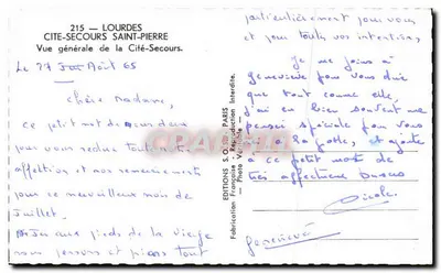 Cité-Secours Saint-Pierre — Algemene uitzicht — Uitgaven S.O.S. Paris — Achterkant