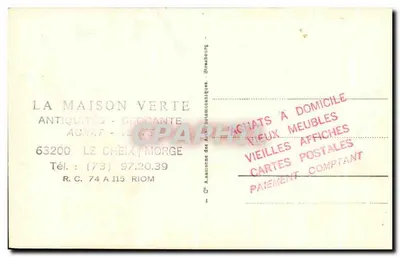 Bayonne - Place d'Armes — Café du Grand Falcon — uitgever Grébex, n° 87 — Achterkant
