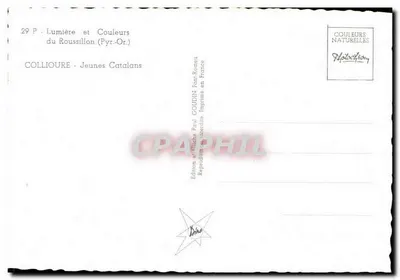 Collion - Junge Katalanen — Ausgabe Goudin, Serie 29 P — Rückseite