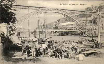 Porto - Caes da Ribeira — Ponte Dom Luís I — éditeur non identifié