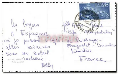 Laredo — vista panorâmica — Vista parcial N.º 22 — Verso