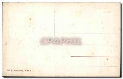 Wiedeń I — Ratusz z placem Dr. Karl Lueger — wydawca K. Amstouny, n° 742 — Rewers