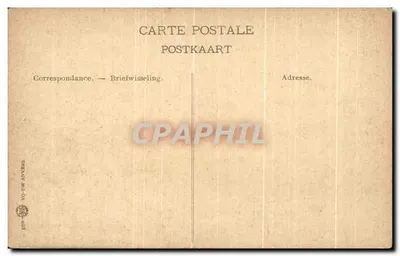 Ostenda — Chalet Royal — widok budynku i ogrodu — Rewers