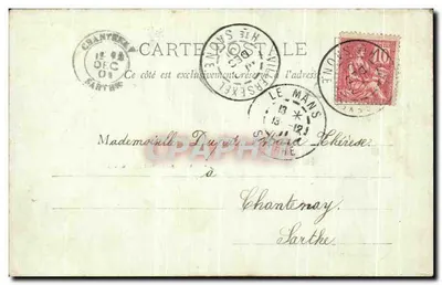 Villerssexel — Monument e Castelo — Editor A.E. Wetz (N° 1018) — Verso