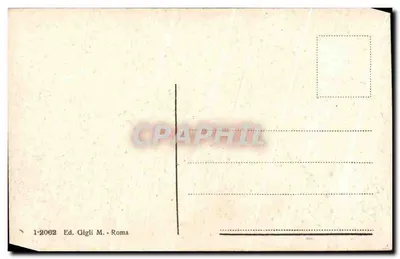 Rzym — Panorama z kuli świętego Piotra — Wydawca Ed. Gigli M. - Rzym, nr 1-2062 — Rewers
