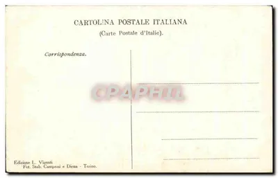 Assisi - Eremo delle Carceri - Panorama — Edição L. Vignati, Turim — Verso