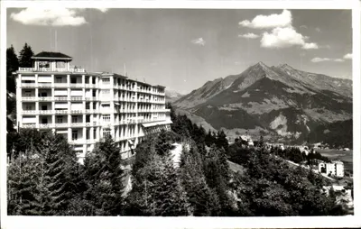 Leysin, Hotel Belvédère e Pic Chaussy — Foto Trümpler, n°758