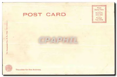Kattskill Bay a partir de Kattskill House, Lake George, N.Y. — G 1297a — The Lithograph Co., St. Louis, Missouri — Verso
