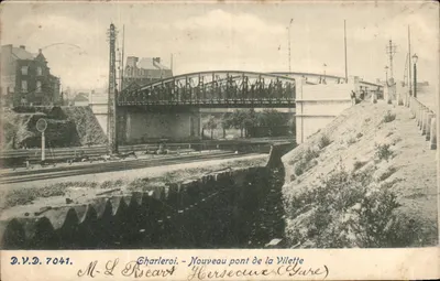 Charleroi - Novo ponte da Vilette (Estação) — D.V.D. 7041 — M.-L. Riscart