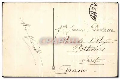 Bilhete postal antigo Budapeste Orszaghaz Parlamento Barco — Verso