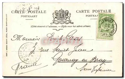 Liège — Le Boulevard d'Avroy — Le Trink-Hall — Rewers